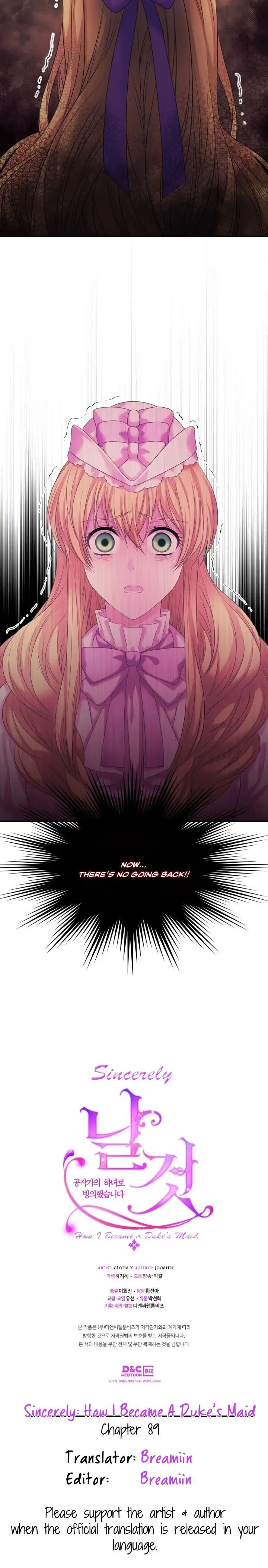 Sincerely: I Became a Duke's Maid Chapter 89 32